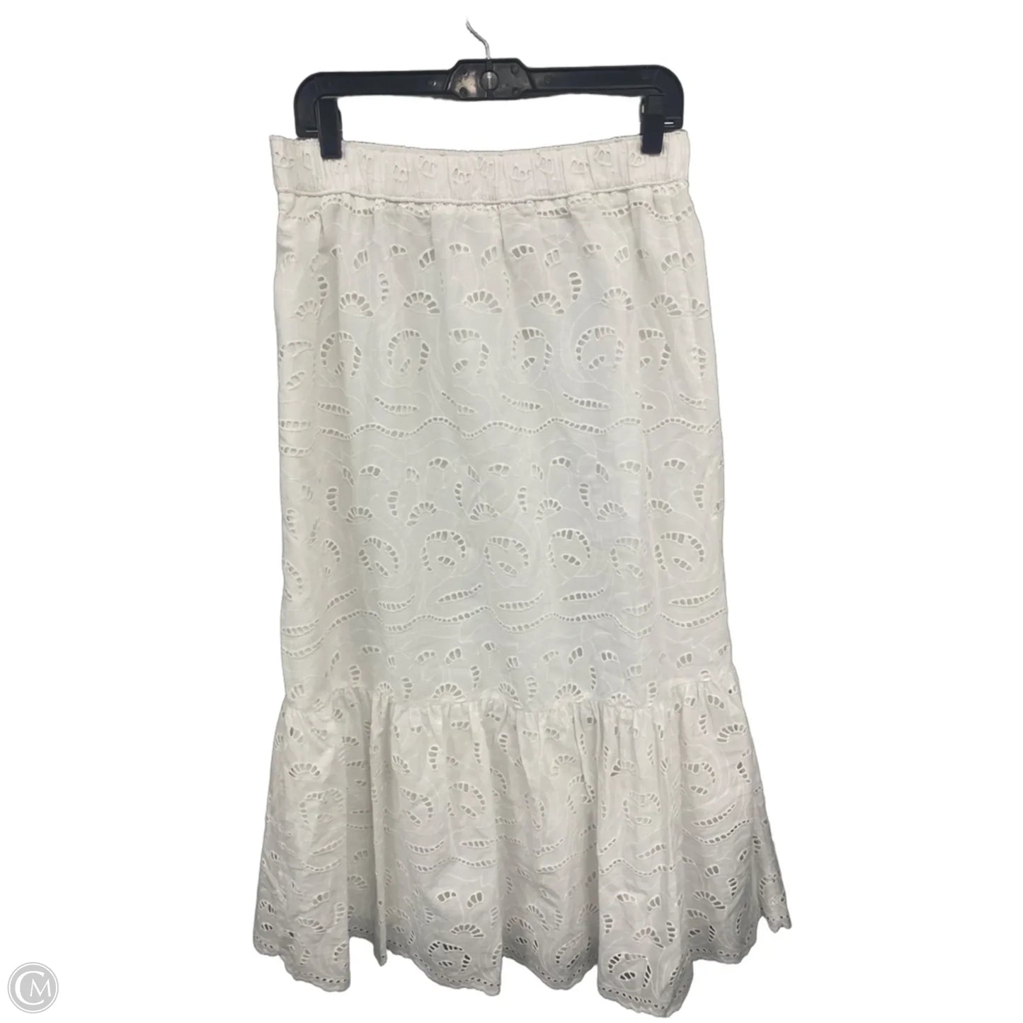 Skirt Maxi By Loft In White, Size: M