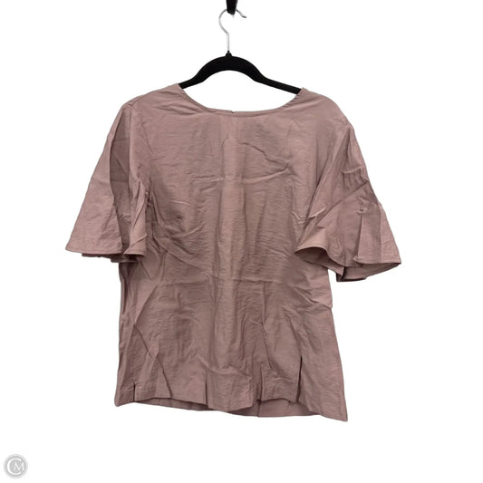 Top Short Sleeve By A New Day In Mauve, Size: L