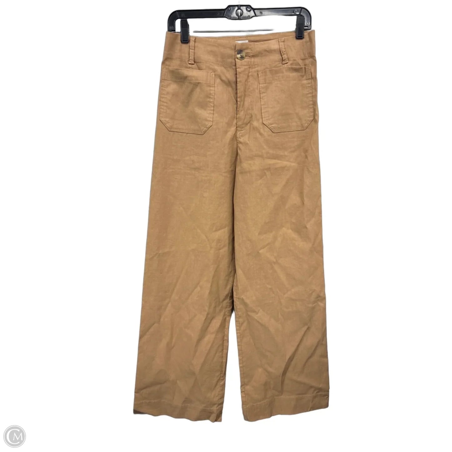 Pants Wide Leg By Maeve In Tan, Size: 6