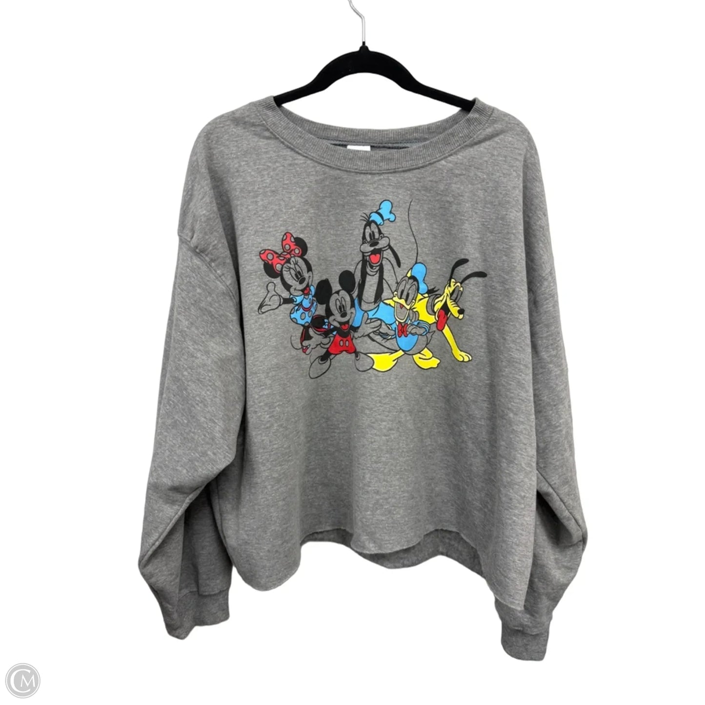 Sweatshirt Crewneck By Disney In Animal Print, Size: 3x