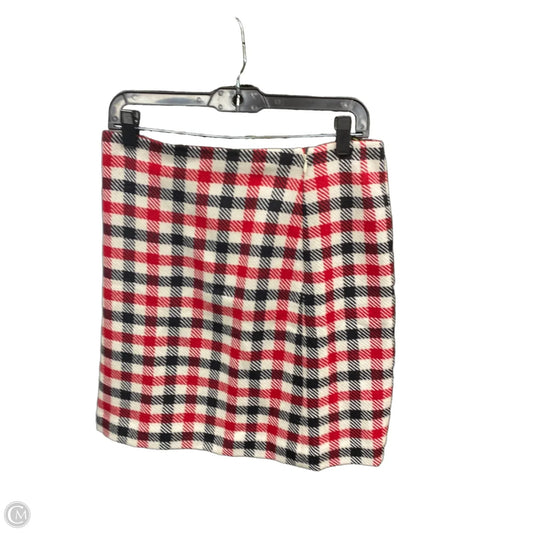 Skirt Mini & Short By Talbots In Black & Red, Size: 6p