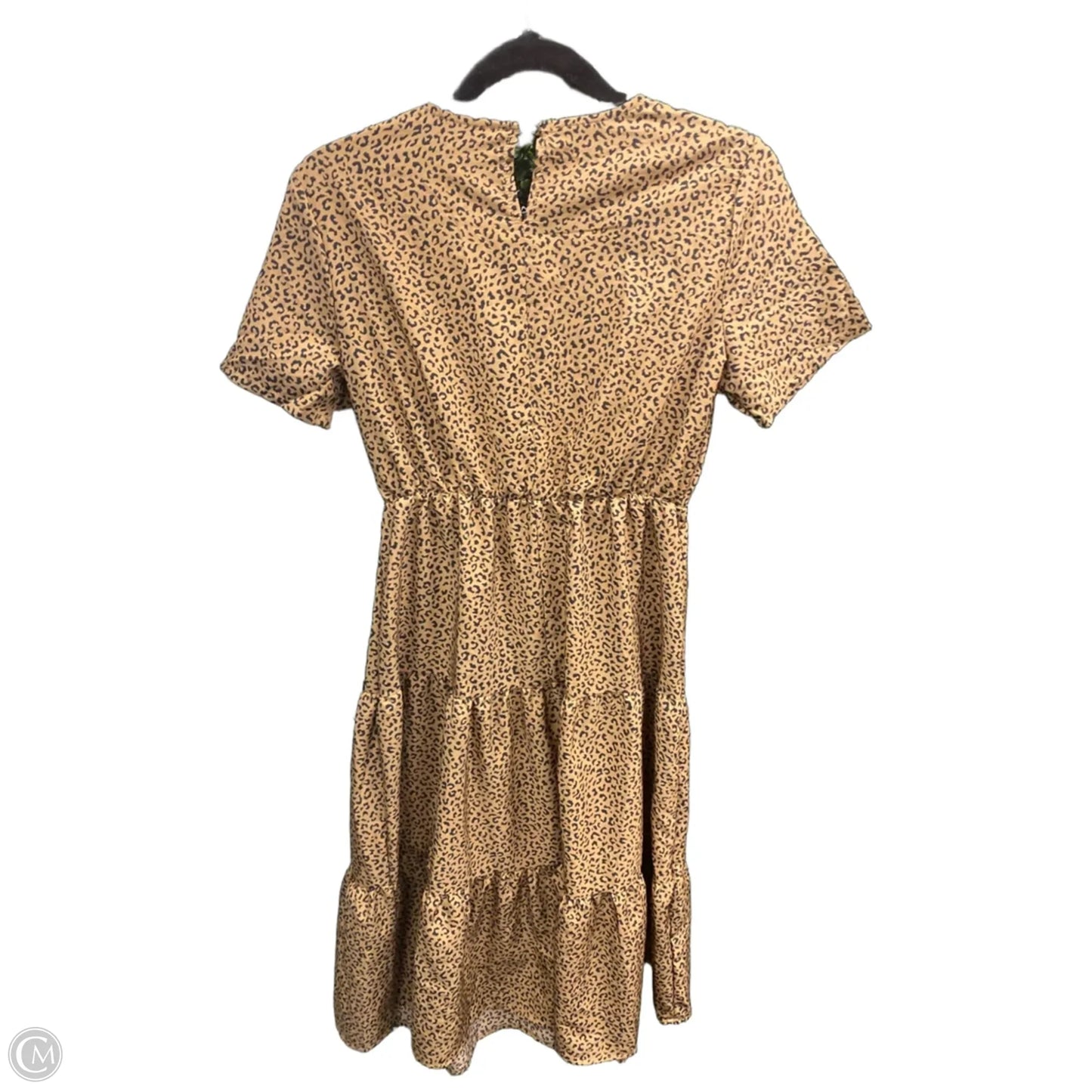 Dress Casual Midi By Shein In Black & Tan, Size: S