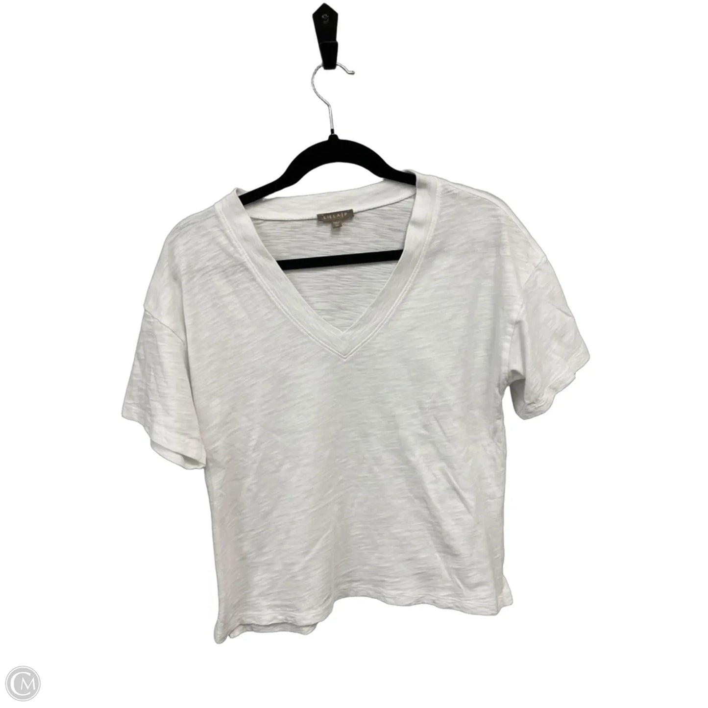 Top Short Sleeve Basic By Lilla P In White, Size: Xs