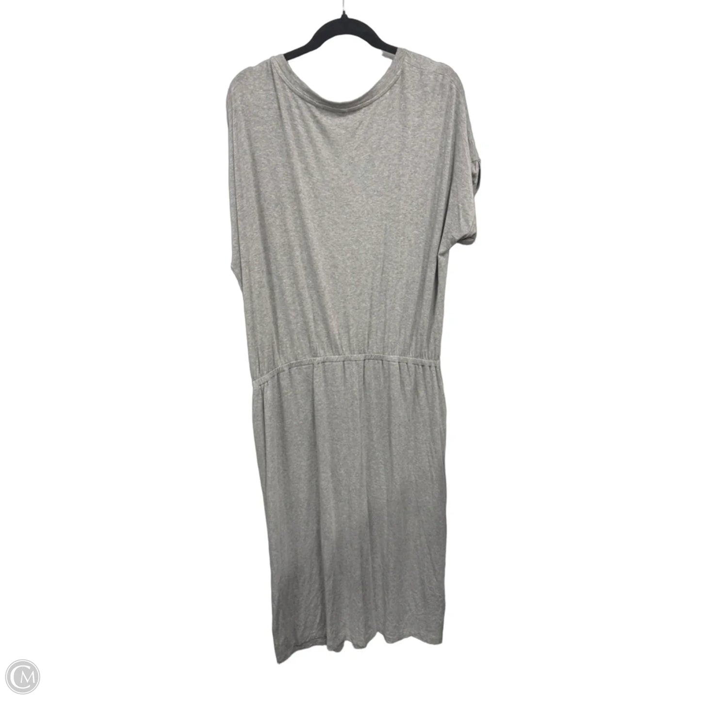 Dress Casual Midi By Banana Republic In Grey, Size: Xl