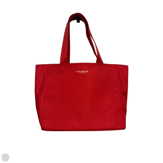 Tote Designer By Coach, Size: Medium