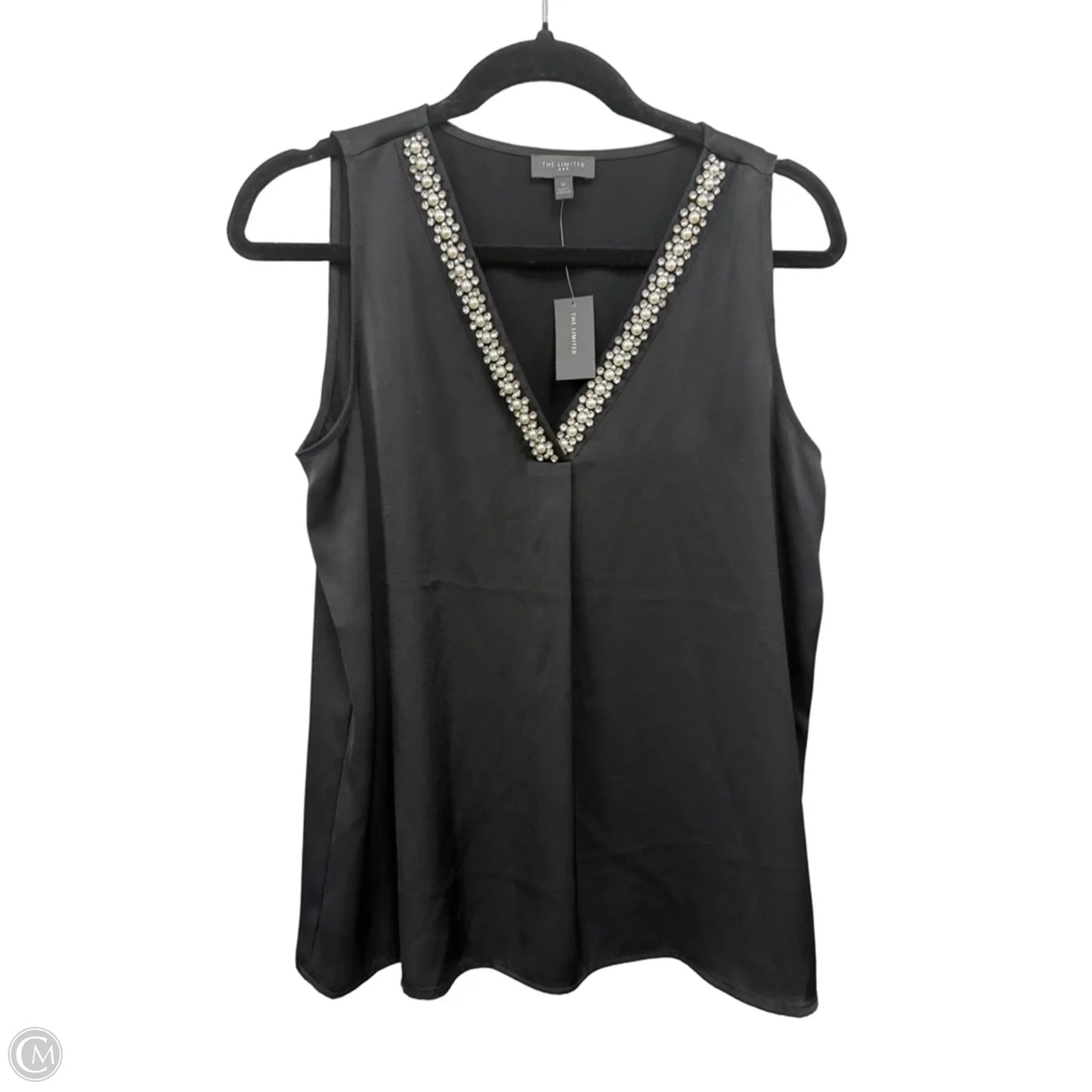 Top Sleeveless By Limited In Black & White, Size: M