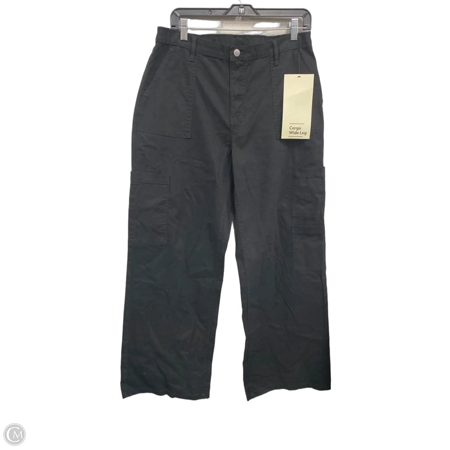 Pants Wide Leg By No Boundaries In Black, Size: L