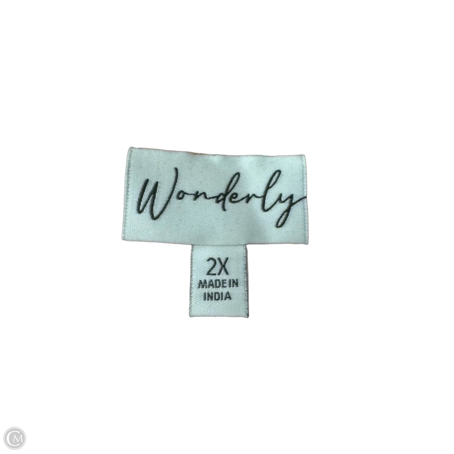 Dress Casual Midi By Wonderly In Orange & White, Size: 2x