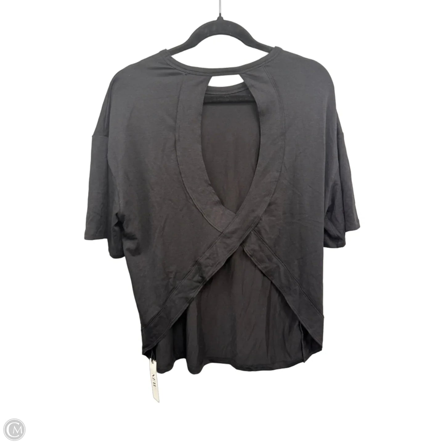 Top Short Sleeve By Clothes Mentor In Black, Size: S