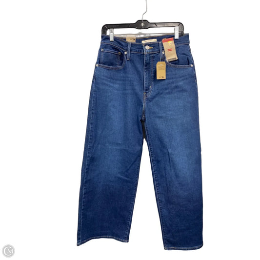 Jeans Wide Leg By Levis In Blue, Size: 10