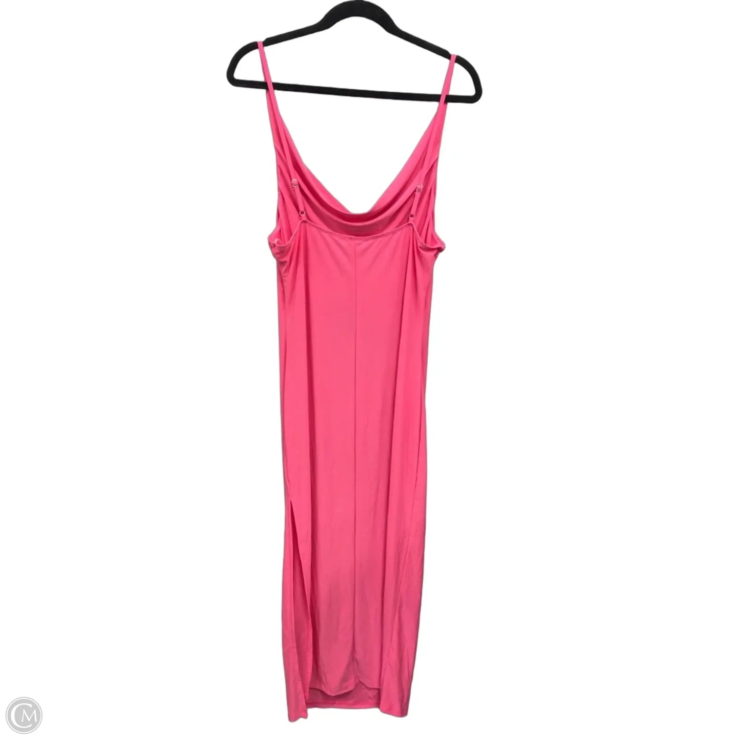 Dress Party Midi By Fashion Nova In Pink, Size: L