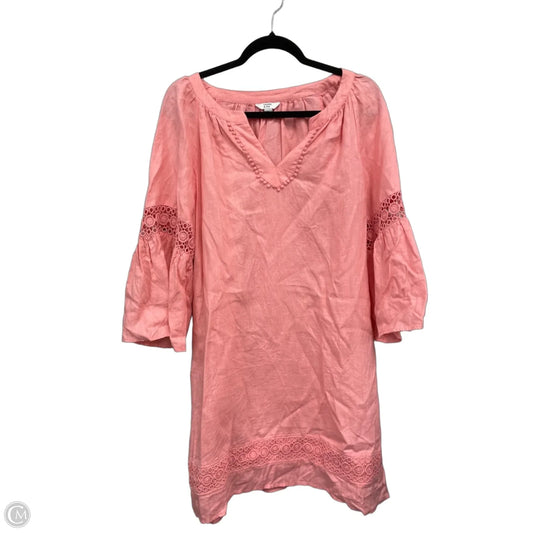 Dress Casual Short By Crown And Ivy In Peach, Size: Xl