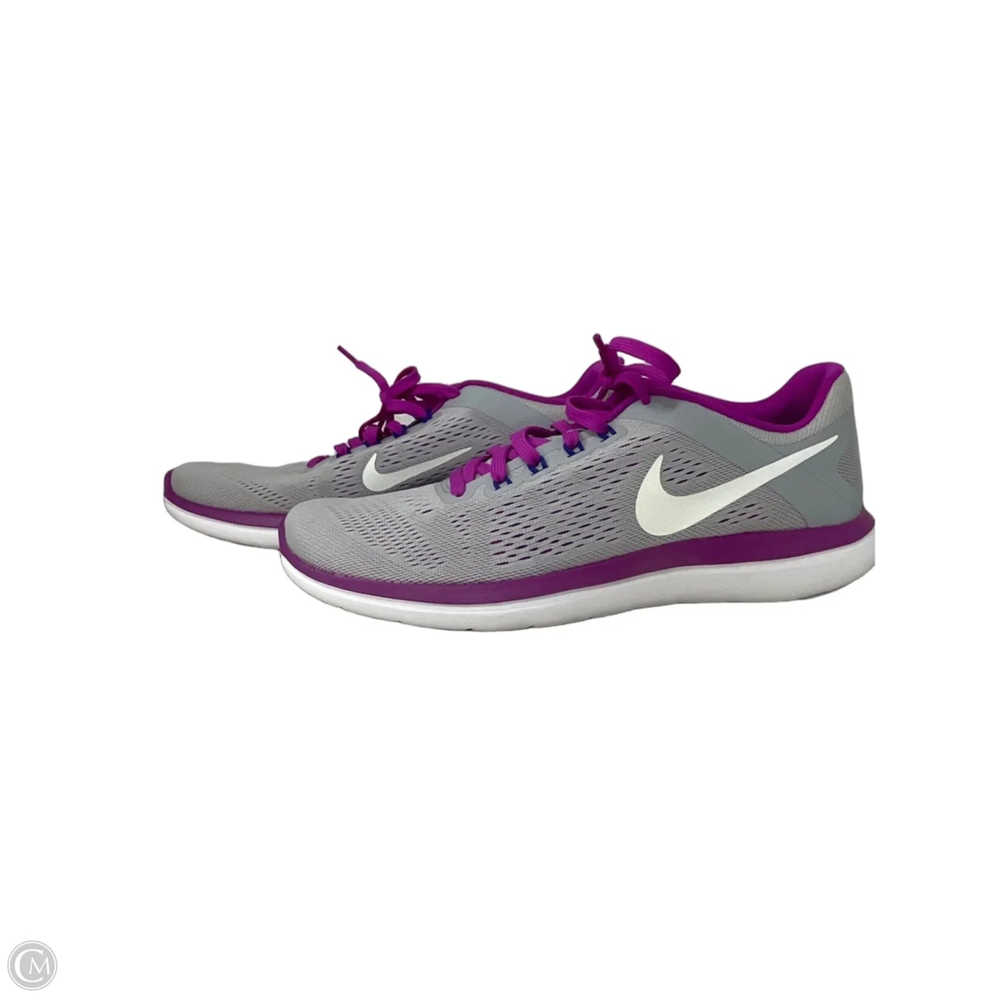 Shoes Athletic By Nike In Grey & Purple, Size: 9