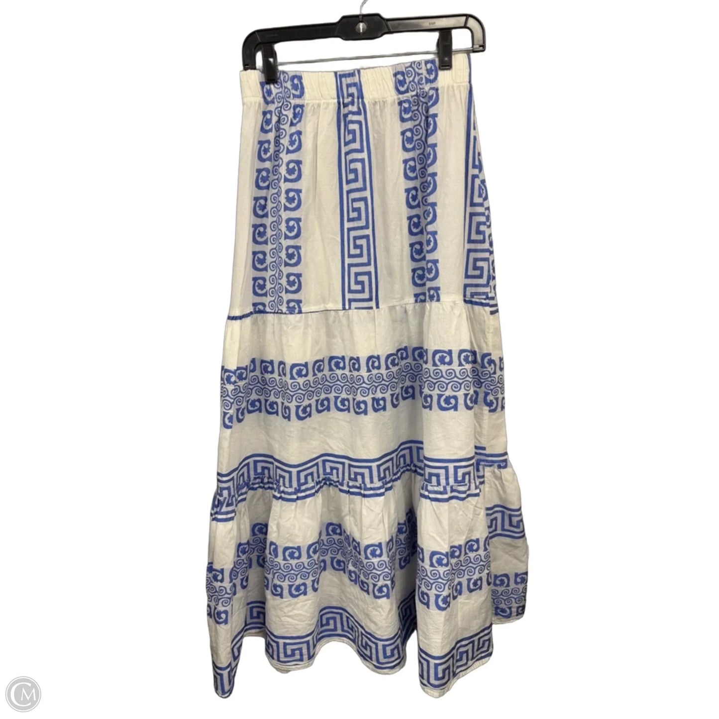 Skirt Set 2pc By Clothes Mentor In Blue & White, Size: S