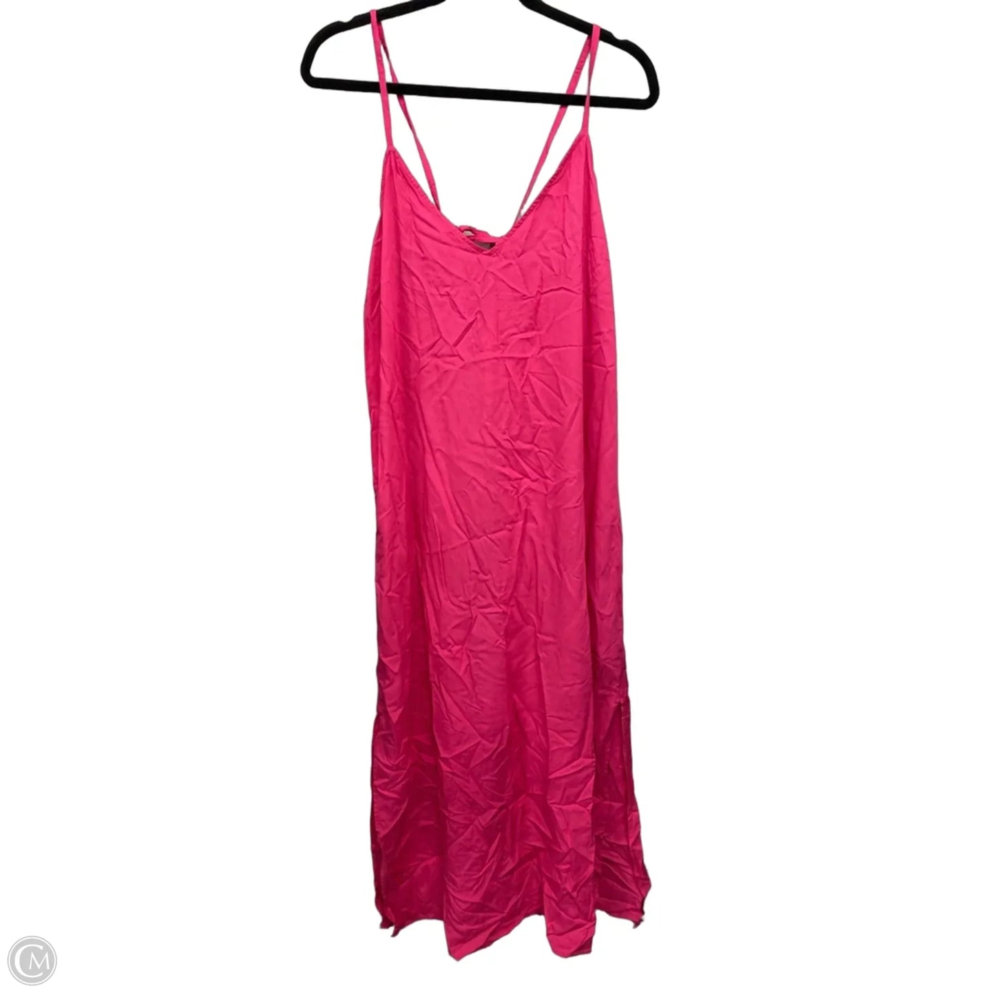 Dress Casual Midi By Old Navy In Pink, Size: L