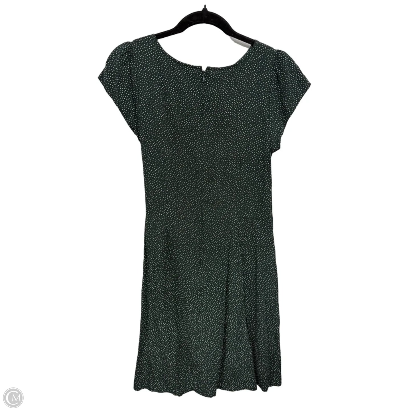 Dress Casual Short By Loft In Green & White, Size: 6