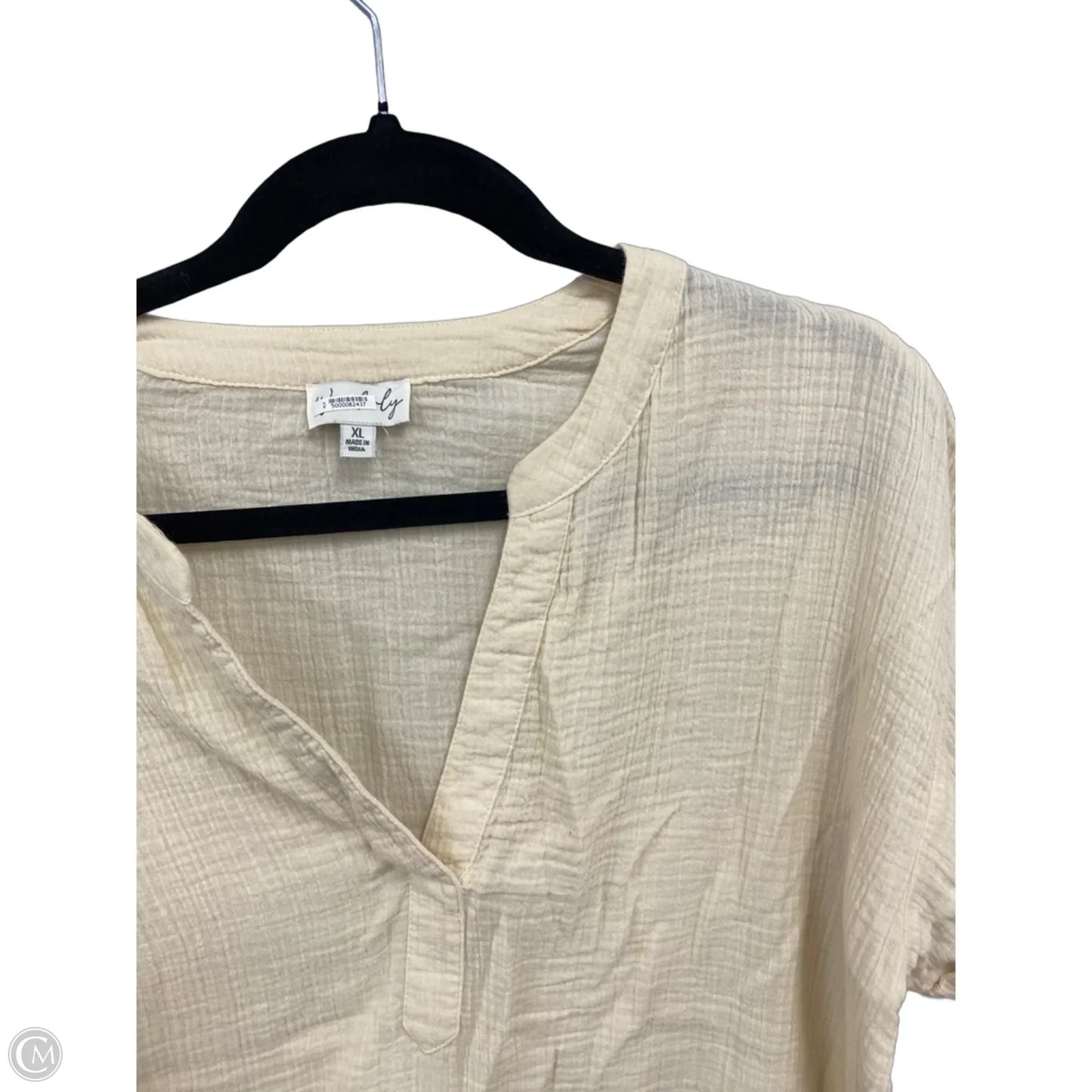 Top Short Sleeve By Wonderly In Floral Print, Size: Xl