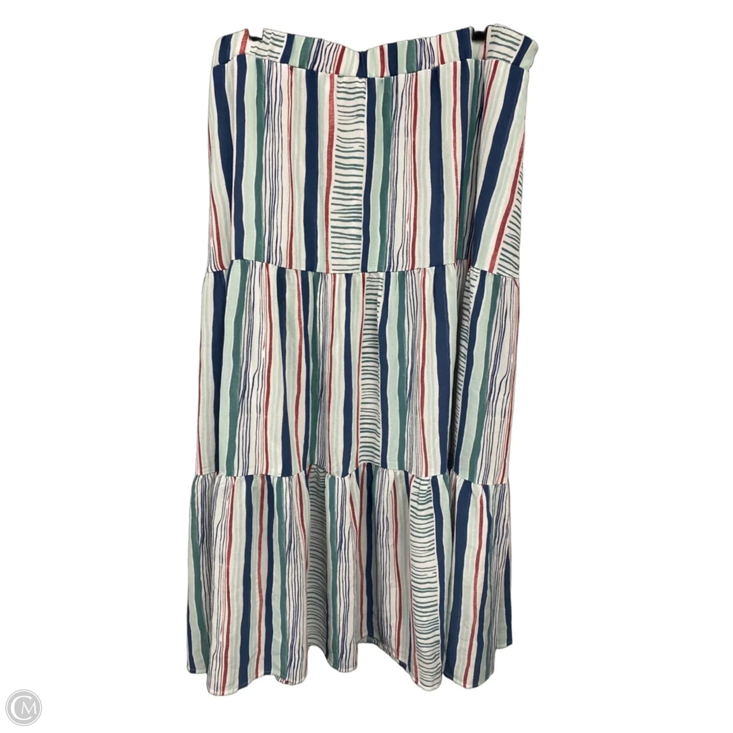 Skirt Maxi By Lane Bryant In Blue & Green, Size: 3x
