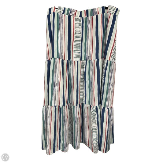 Skirt Maxi By Lane Bryant In Blue & Green, Size: 3x