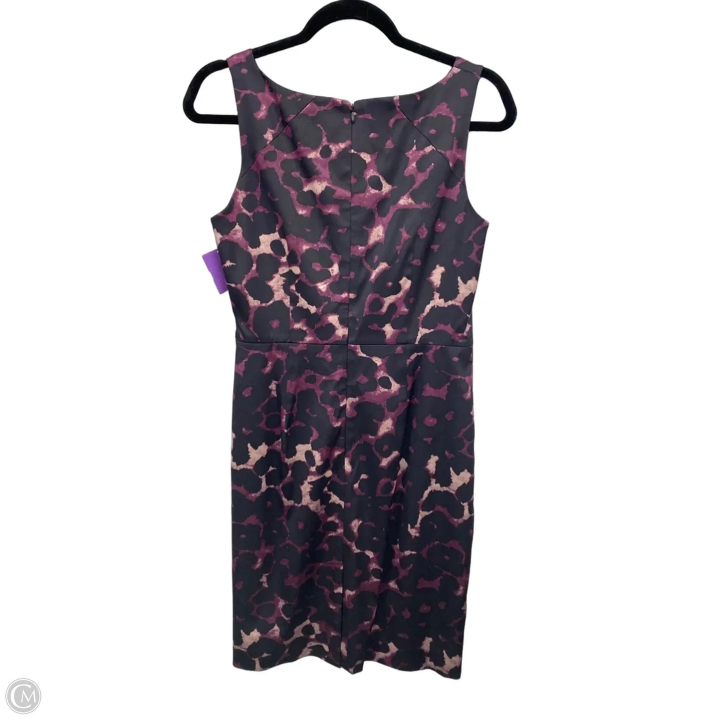 Dress Casual Short By Ann Taylor In Black & Pink, Size: 6
