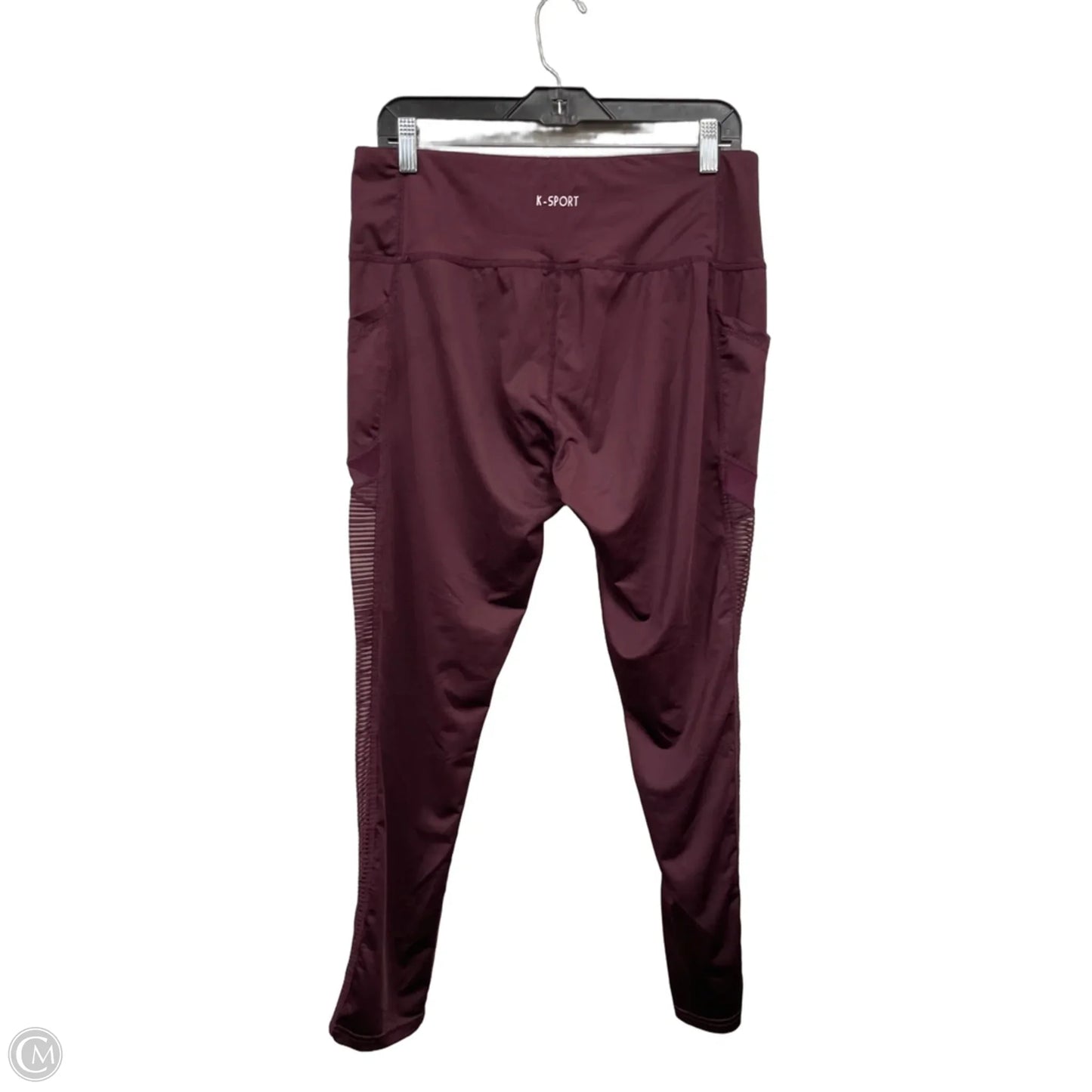 Athletic Leggings By Clothes Mentor In Maroon, Size: Xl