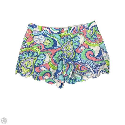 Shorts Designer By Lilly Pulitzer In Blue & Pink, Size: 8