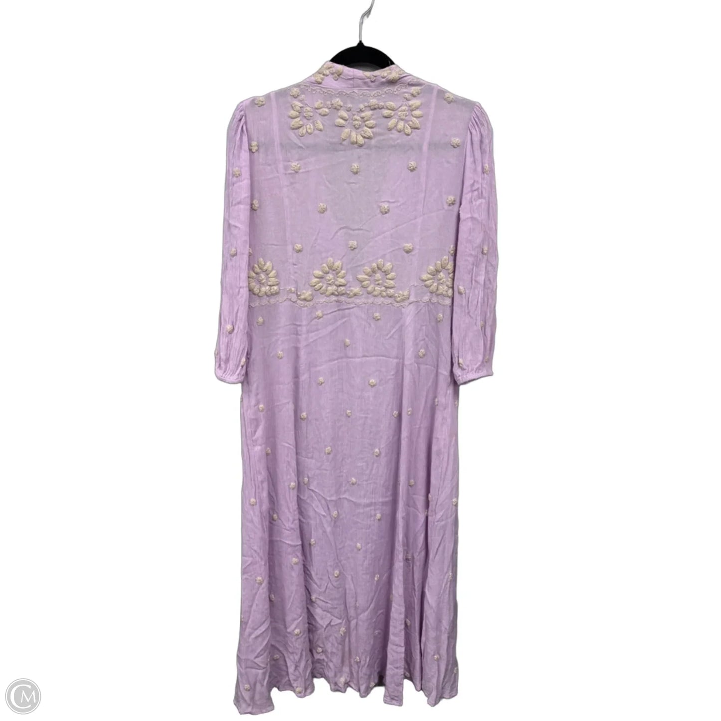 Dress Casual Midi By Free People In Purple & Tan, Size: S