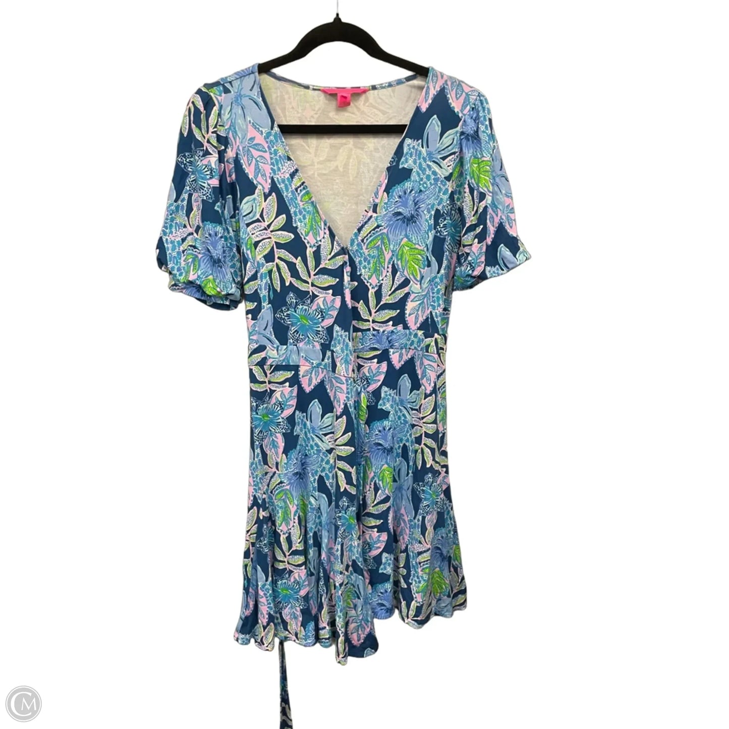 Dress Designer By Lilly Pulitzer In Blue & Pink, Size: M