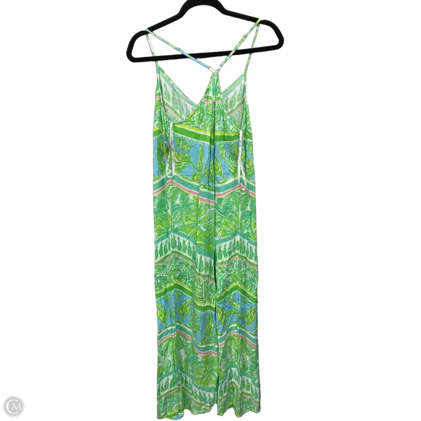 Dress Designer By Lilly Pulitzer In Green & Pink, Size: M