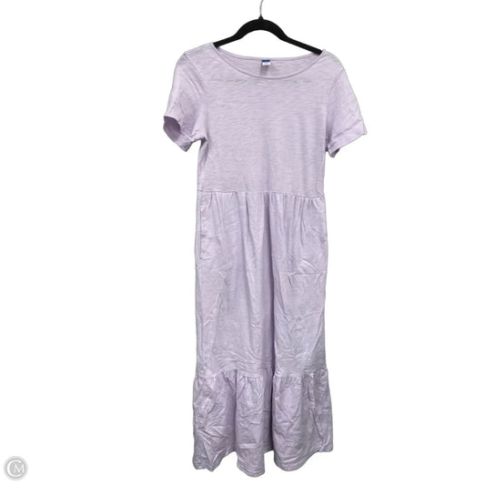 Dress Casual Midi By Old Navy In Purple, Size: S