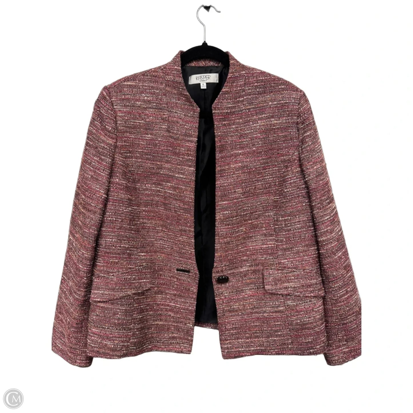 Blazer By Kasper In Pink & Silver, Size: 16