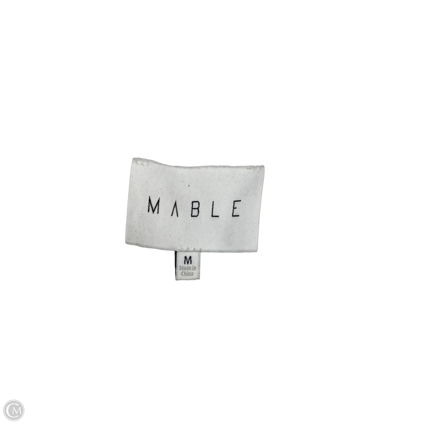 Top Sleeveless By Mable In Blue & White, Size: M