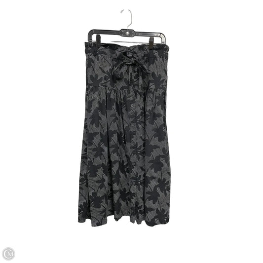 Skirt Midi By Universal Thread In Black & White, Size: M