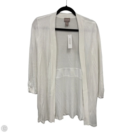 Cardigan By Chicos In White, Size: S