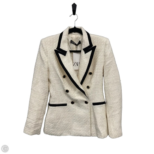 Blazer By Zara In Black & Cream, Size: S