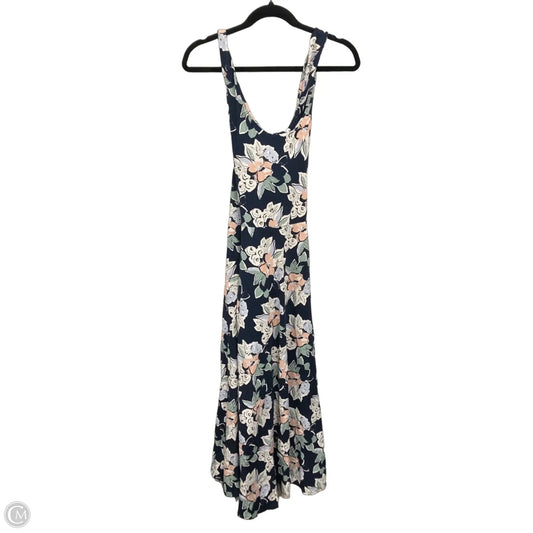 Dress Casual Maxi By Altard State In Blue & Cream, Size: M