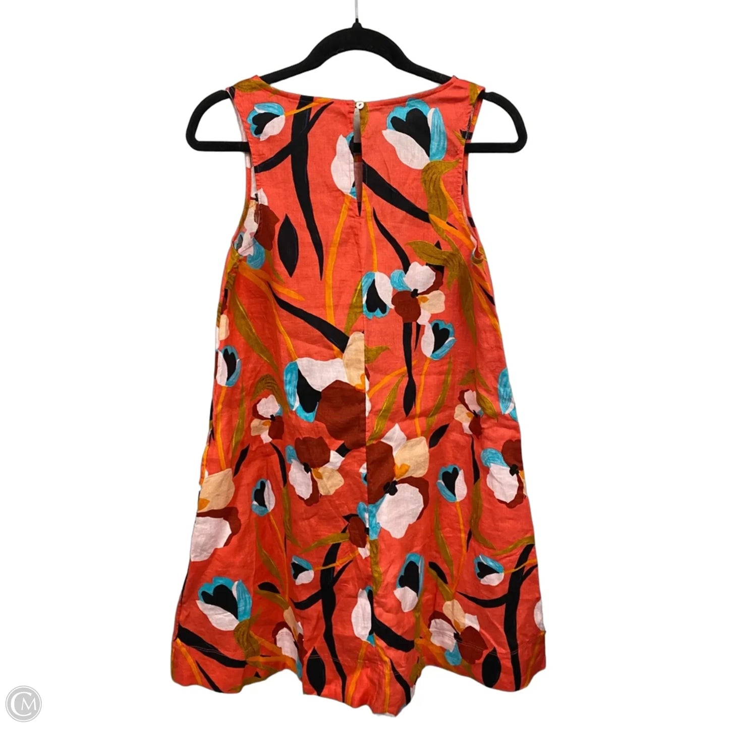 Dress Casual Short By Sigrid Olsen In Orange & Pink, Size: S