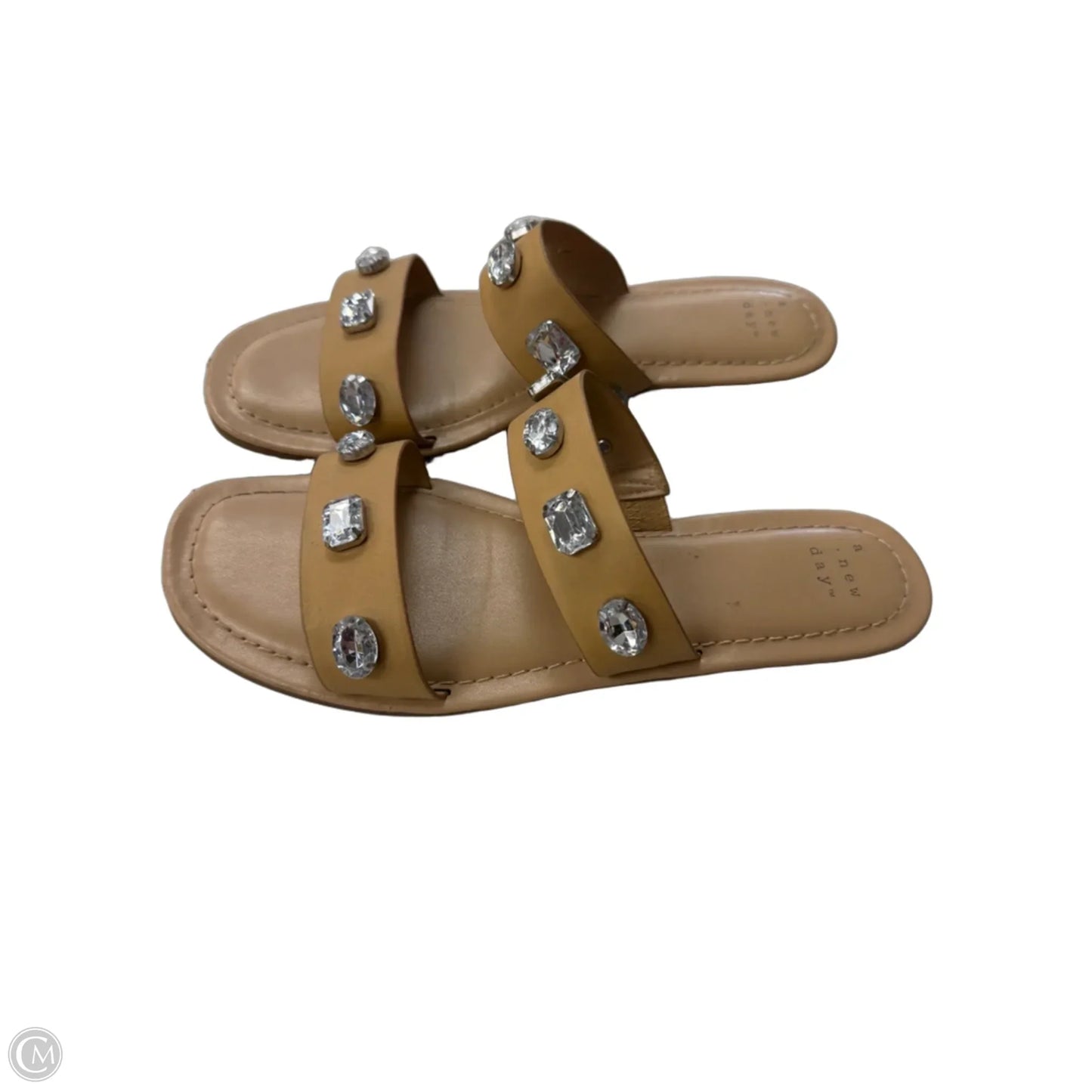 Sandals Flats By A New Day In Tan, Size: 8