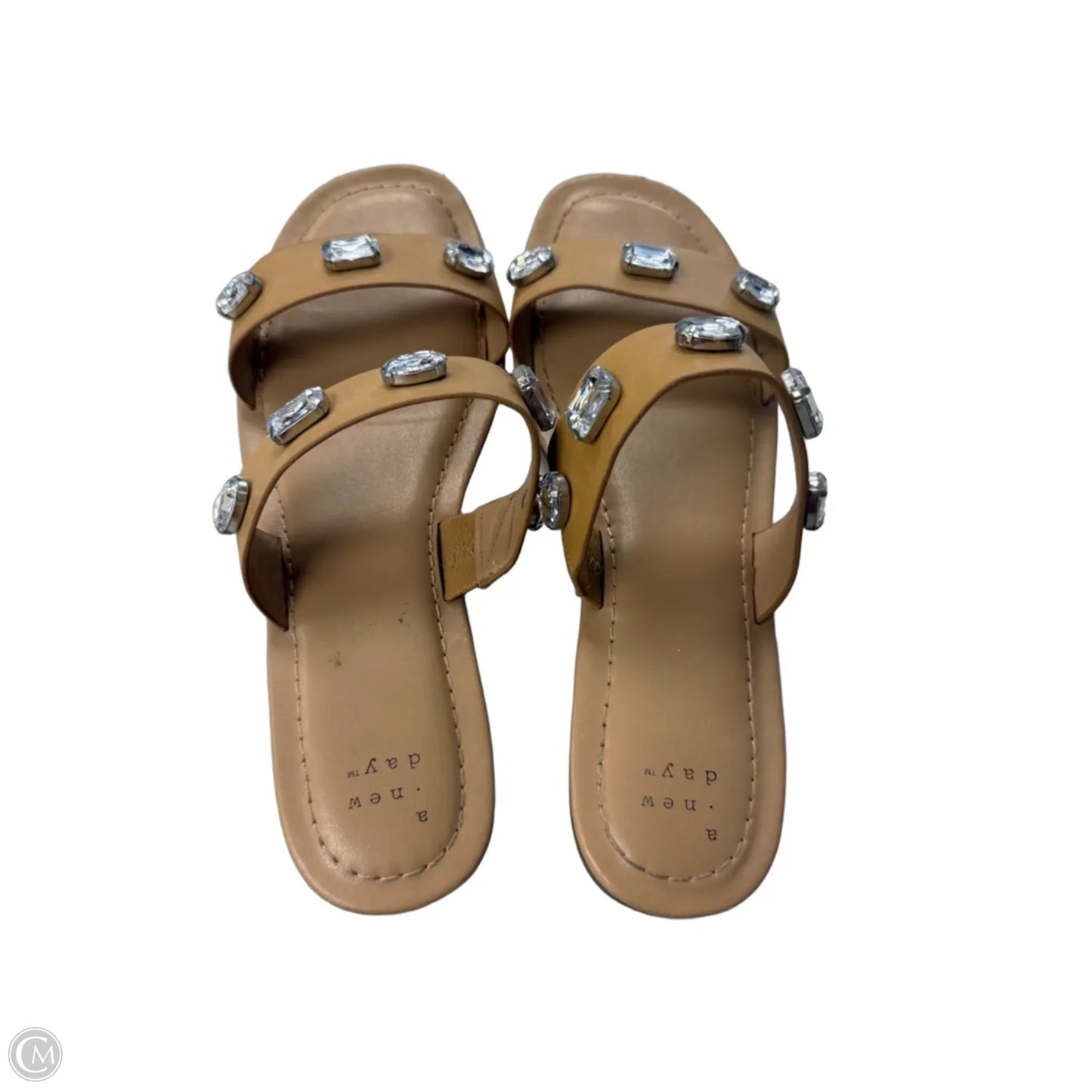 Sandals Flats By A New Day In Tan, Size: 8