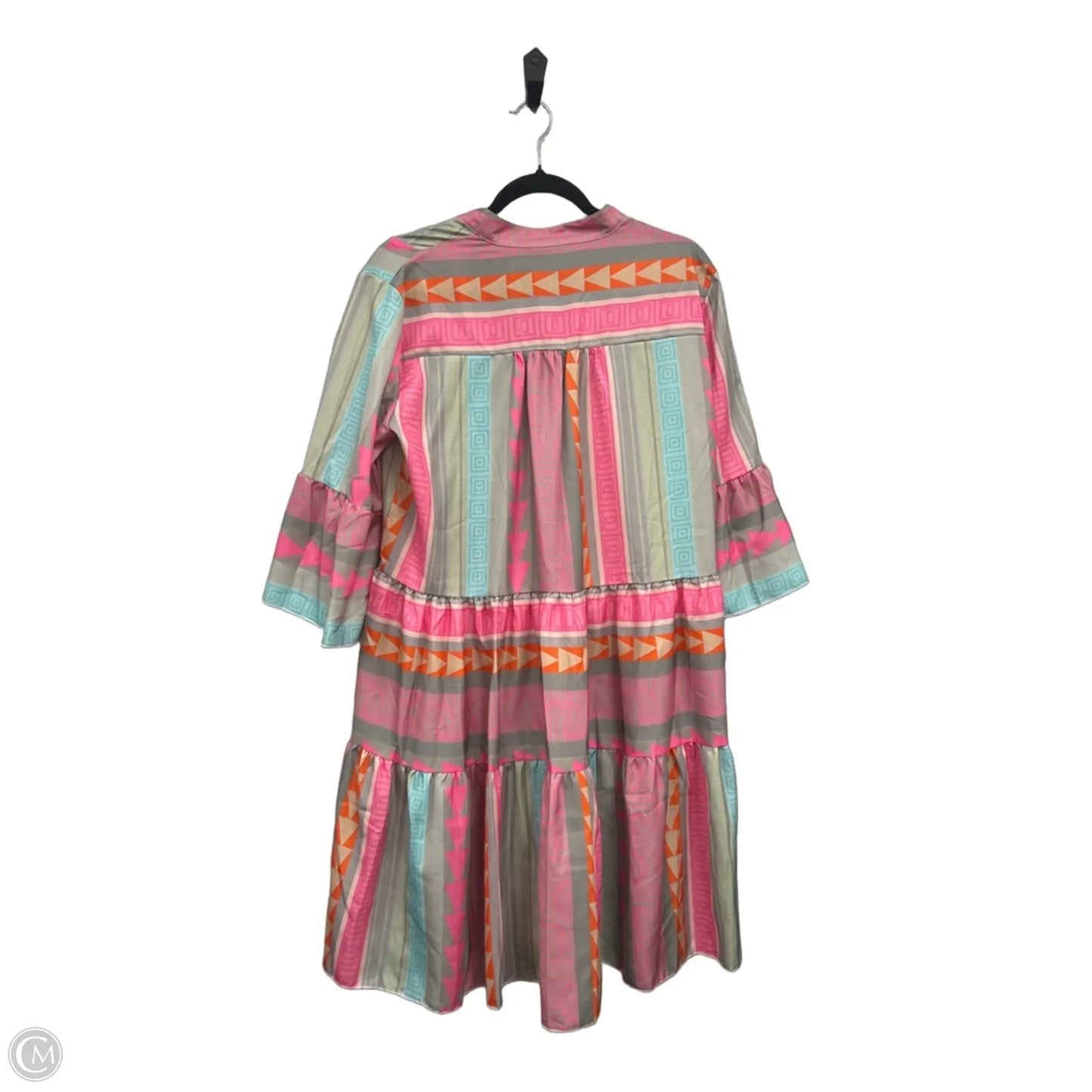 Dress Casual Short By Clothes Mentor In Grey & Pink, Size: S