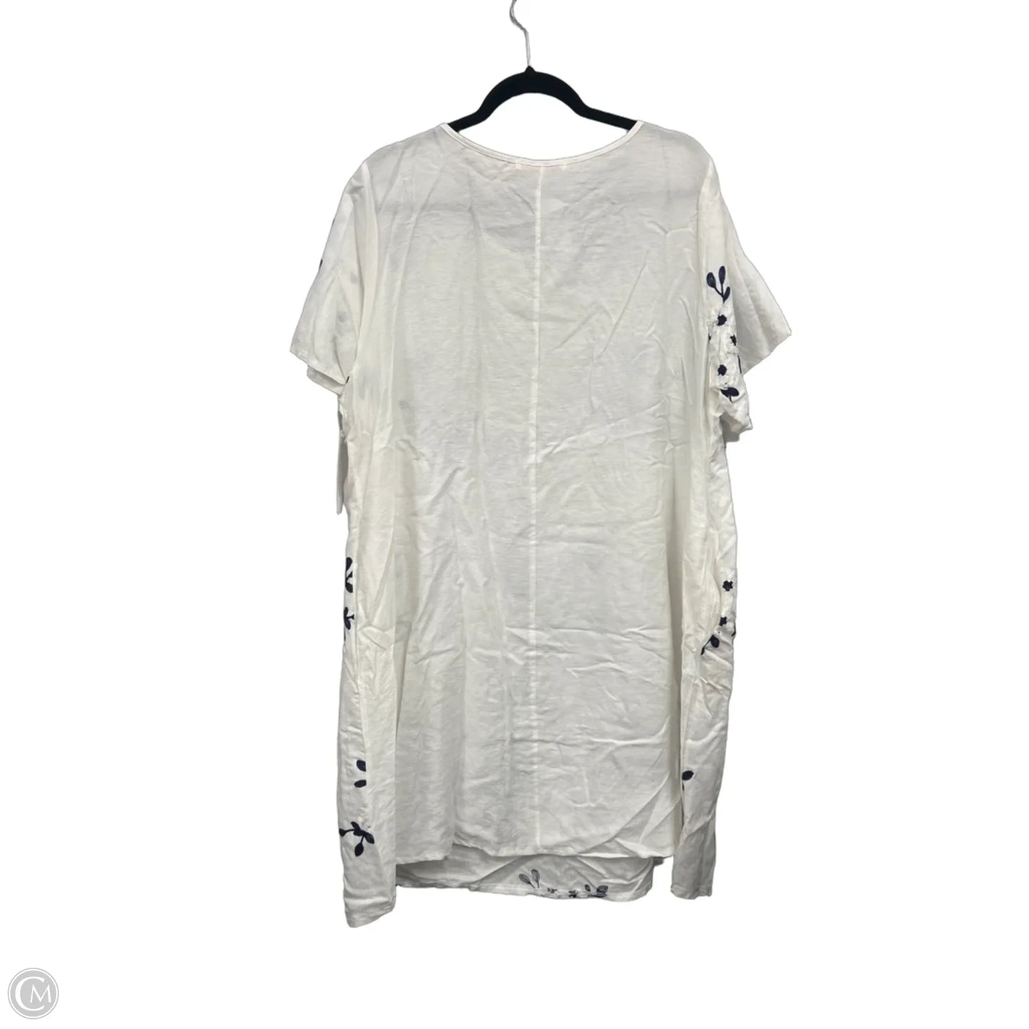 Dress Casual Short By Clothes Mentor In Black & Cream, Size: 2x