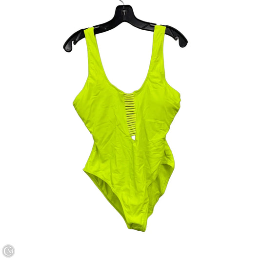 Swimsuit By Fashion Nova In Yellow, Size: 1x