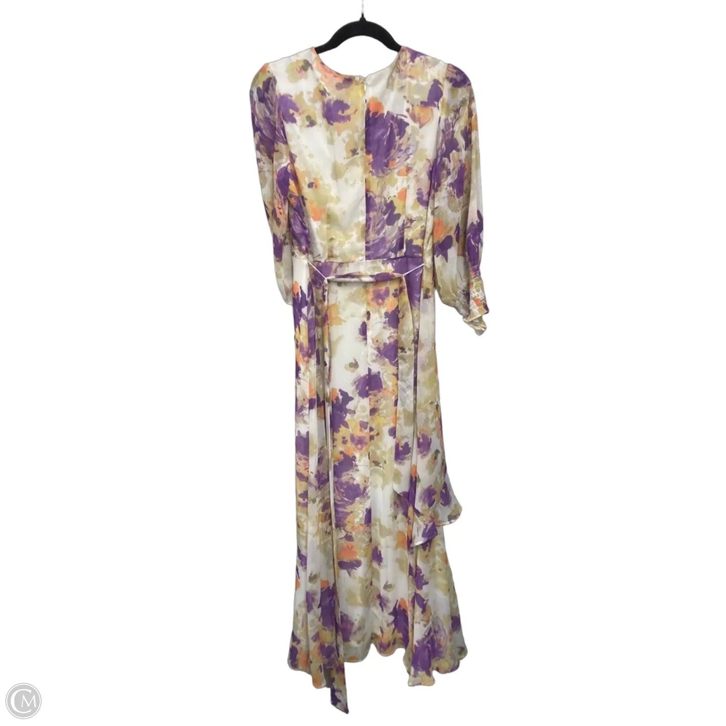 Dress Casual Maxi By Taylor In Purple & Yellow, Size: 8