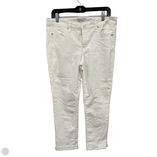 Jeans Skinny By Crown And Ivy In White, Size: 10