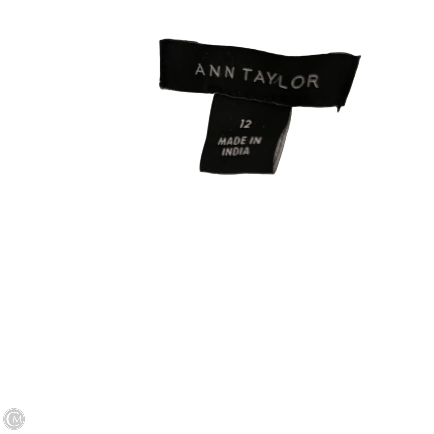 Dress Casual Short By Ann Taylor In Blue & White, Size: 12