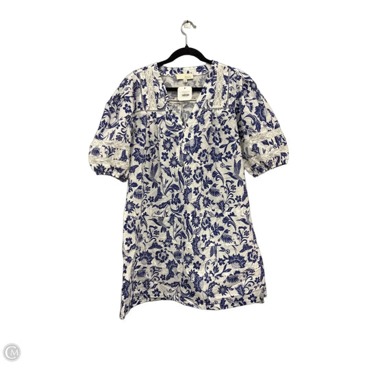 Dress Casual Short By Pinch In Blue & White, Size: L