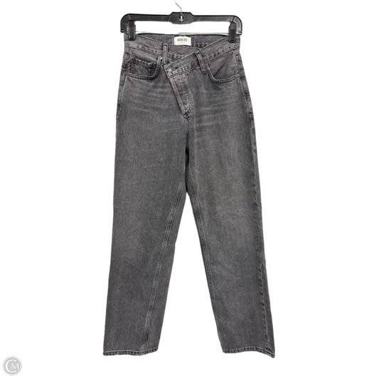 Jeans Straight By Agolde In Grey, Size: Xxs
