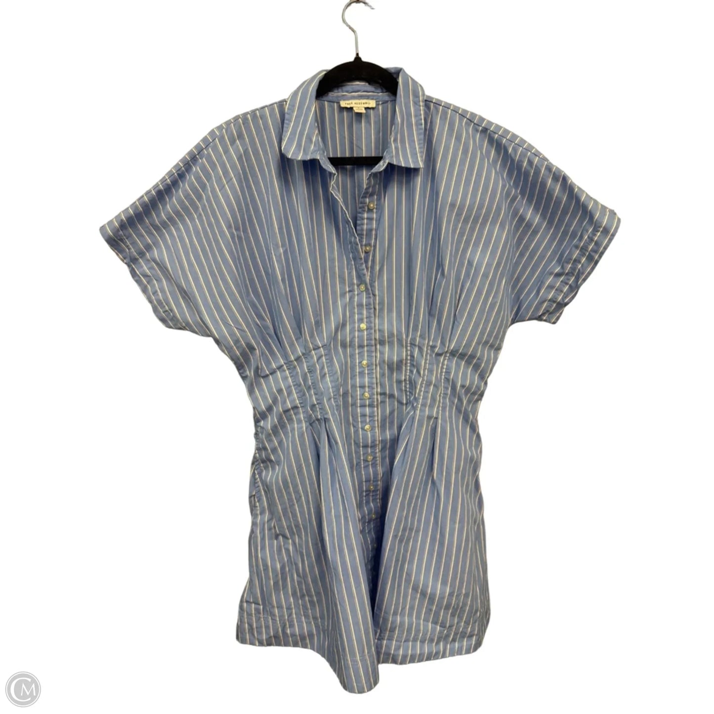 Dress Casual Short By Free Assembly In Blue & White, Size: L