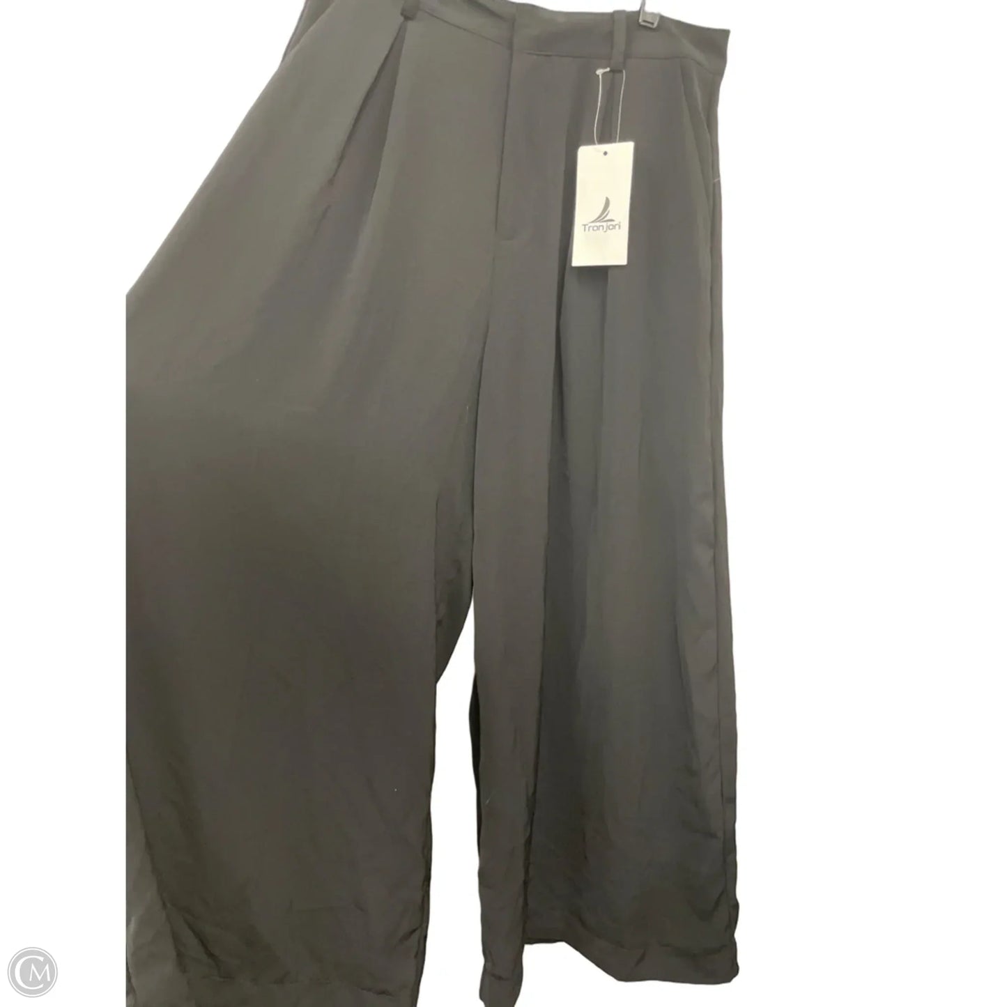 Pants Wide Leg By Clothes Mentor In Black, Size: L