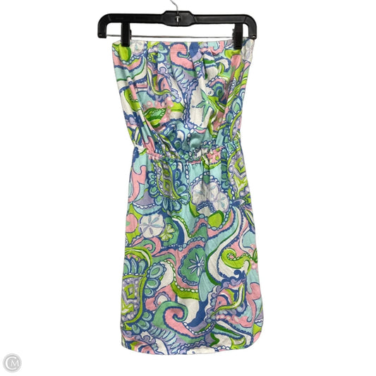 Dress Designer By Lilly Pulitzer In Pink & Purple, Size: Xxs